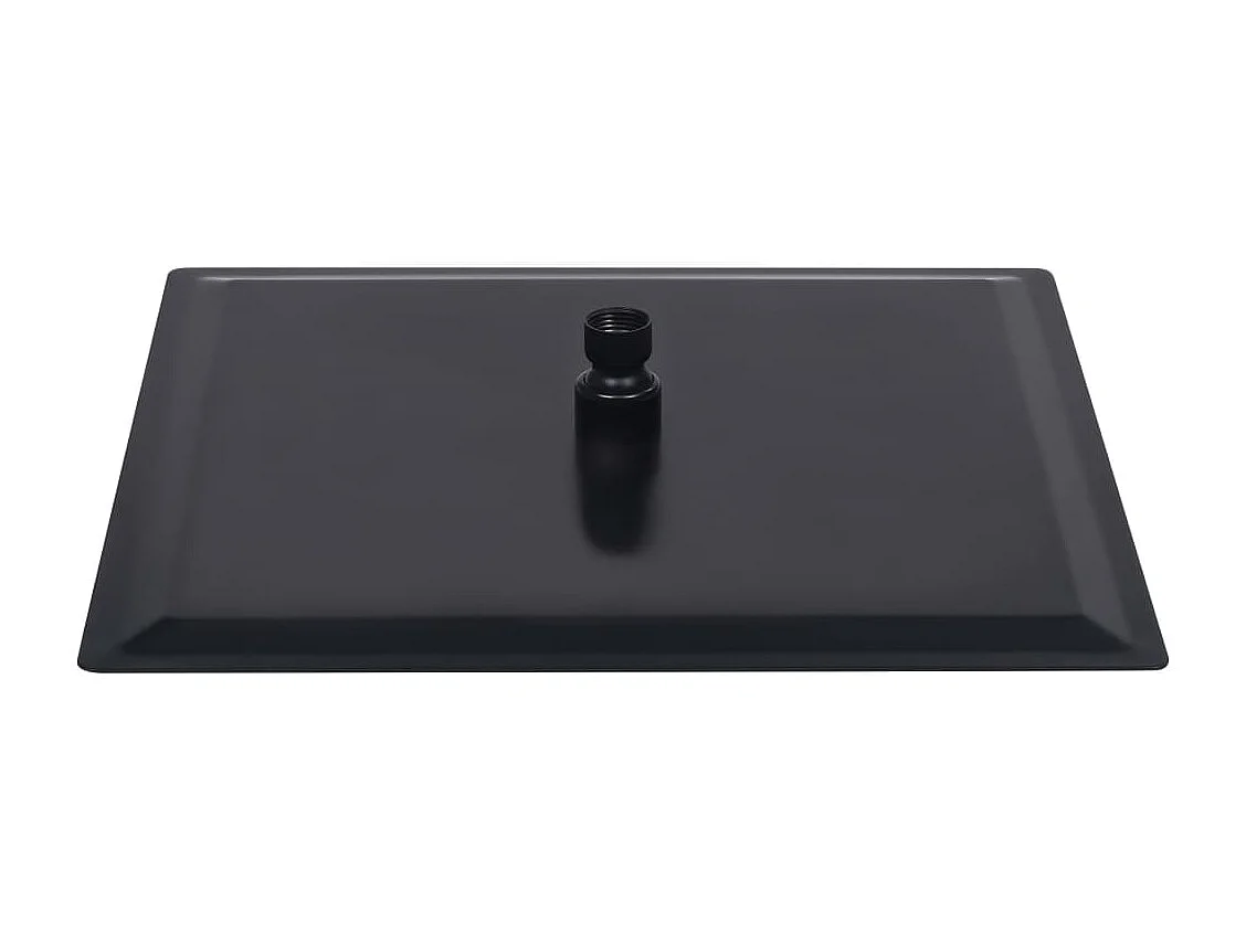 Soffione doccia a pioggia Soffione doccia Soffione doccia a mano Accessorio per il bagno Acciaio inossidabile 40 x 40 cm Quadrato Nero 02_0002080