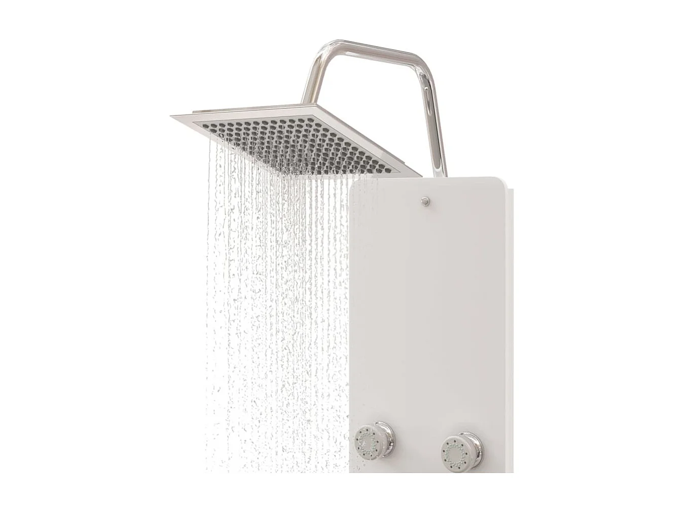 Panneau de douche pomme argenté 25 x 47.5 x 130 cm 02_0003436