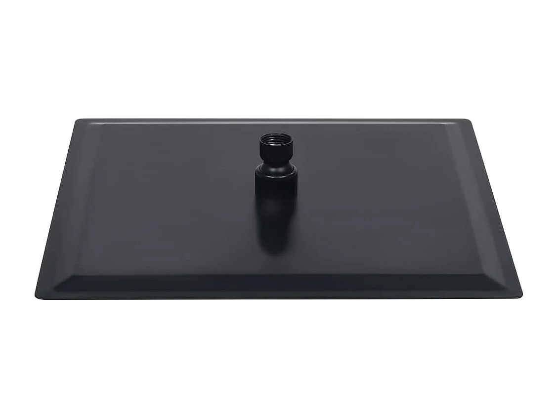 Soffione doccia a pioggia Soffione doccia Soffione doccia a mano Accessorio per il bagno Acciaio inossidabile 30 x 30 cm Quadrato Nero 02_0002079