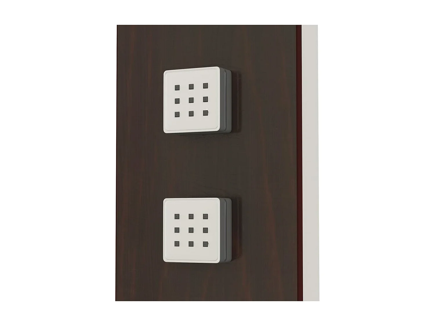 Sistema di pannelli doccia in vetro per bagno interno 127 cm marrone 02_0003122