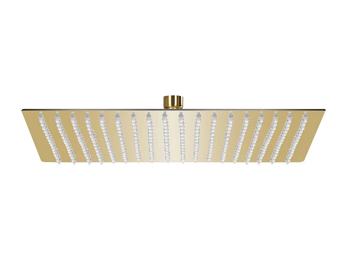 Cabeça de chuveiro de chuva pulverizador cabeça de chuveiro de mão cabeça de chuveiro acessório do banheiro aço inoxidável 50x50 cm quadrado ouro 02_0002094