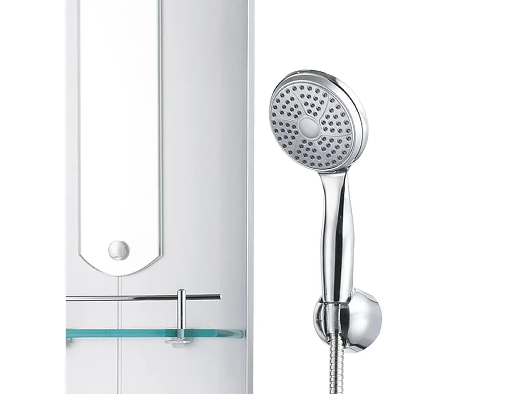 Painel de chuveiro torneira de chuveiro plástico aço inoxidável 110 cm 02_0003429