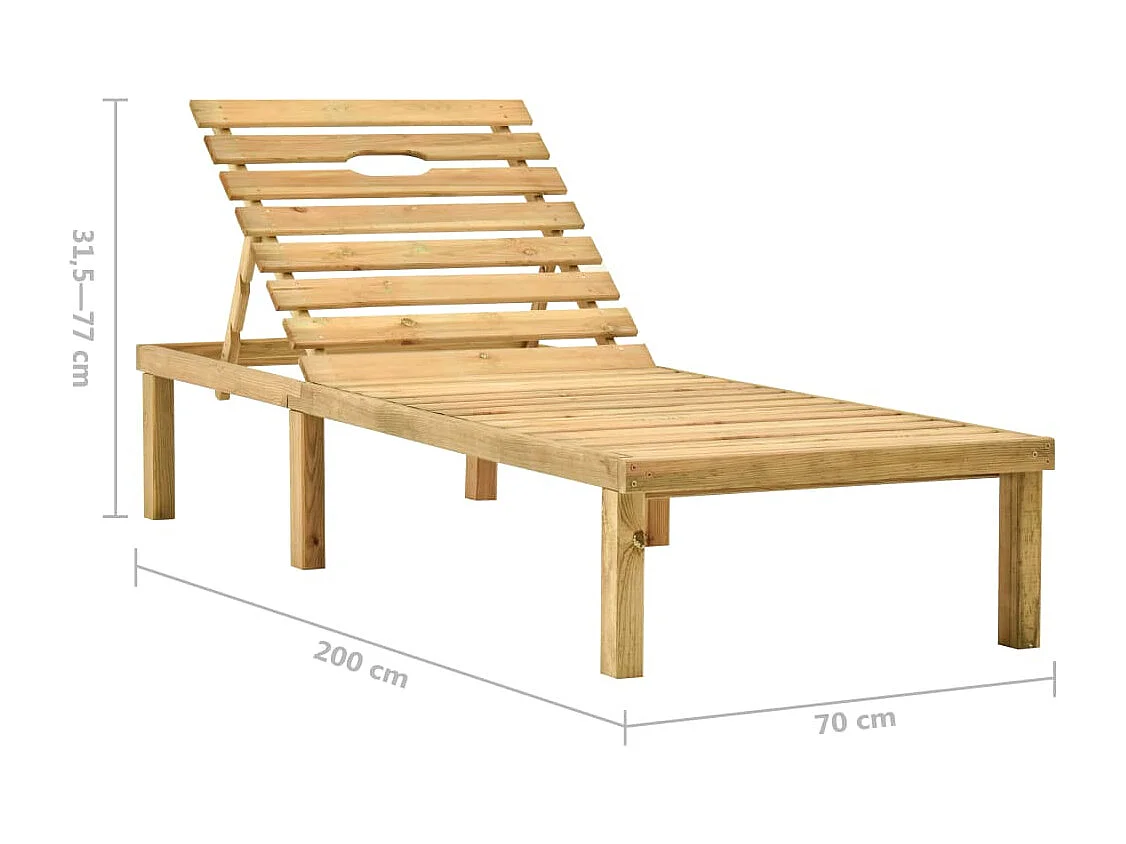 Transat chaise longue bain 200 x 70 x 31.5 cm 02_0012657