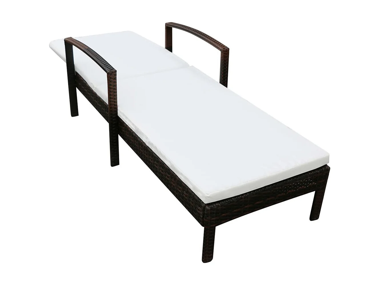 Transat chaise longue bain résine marron 195 x 68 x 52 cm 02_0012518