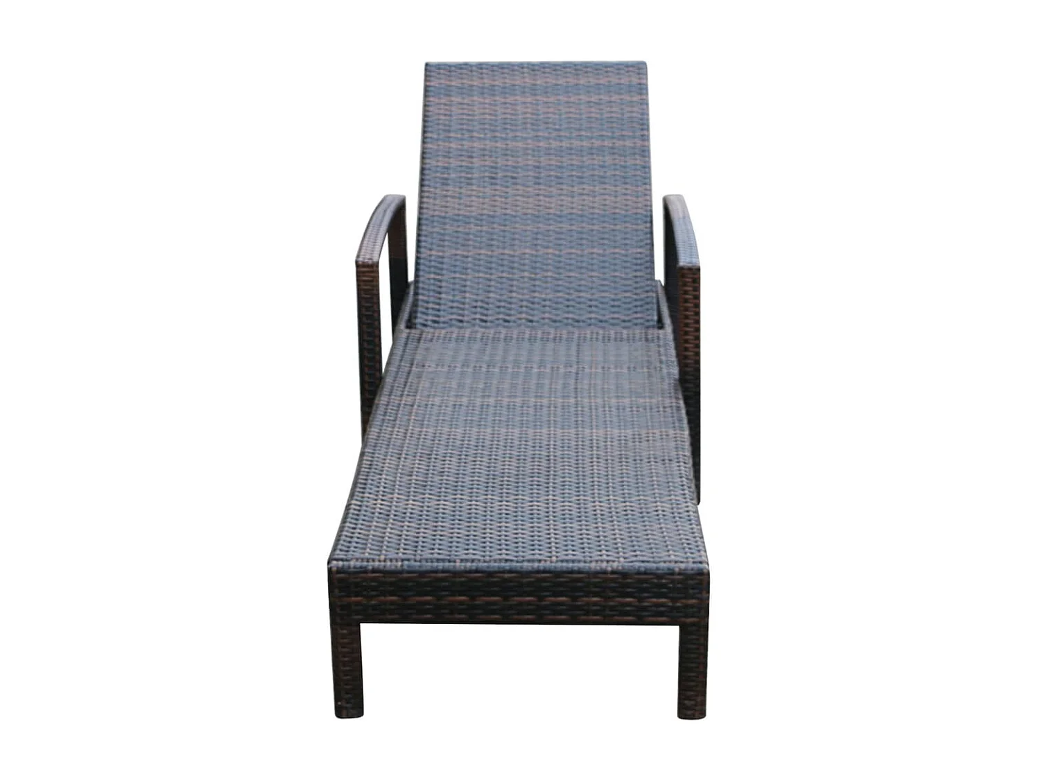 Transat chaise longue bain résine marron 195 x 68 x 52 cm 02_0012518