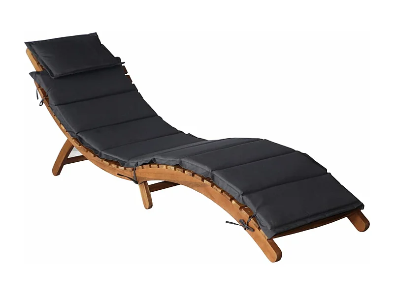 Transat chaise longue bain bois marron 184 x 55 x 64 cm 02_0012412