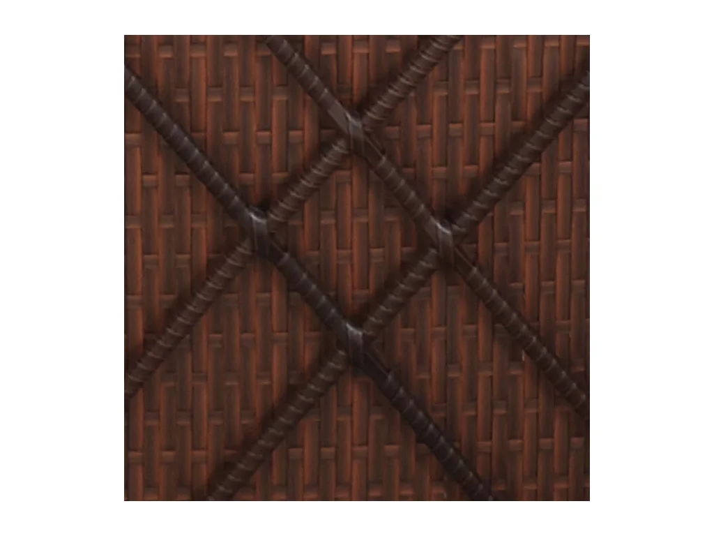 Transat chaise longue bain résine marron 195 x 60 x 31 cm 02_0012927