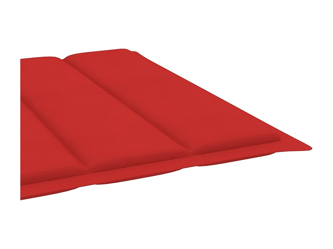 Espreguiçadeira espreguiçadeira para banhos de sol cama de jardim terraço móveis de exterior com almofada madeira de acácia maciça 02_0012369