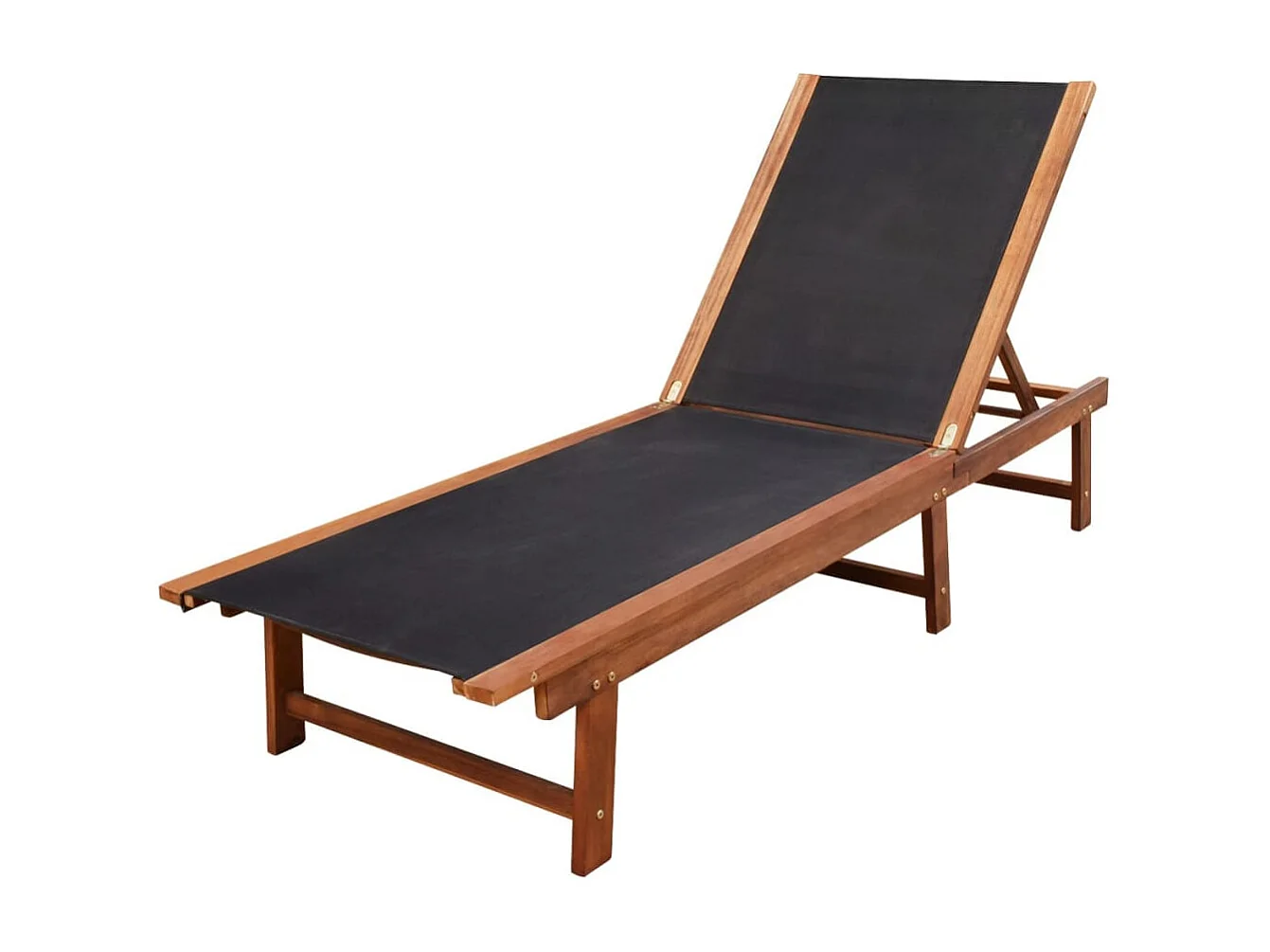 Lot de 2 transats bois marron 200 x 66 x 34 cm 02_0012144