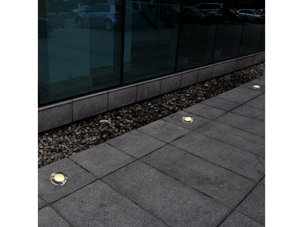 Conjunto de 12 lâmpadas embutidas redondas decoração de iluminação 2402091