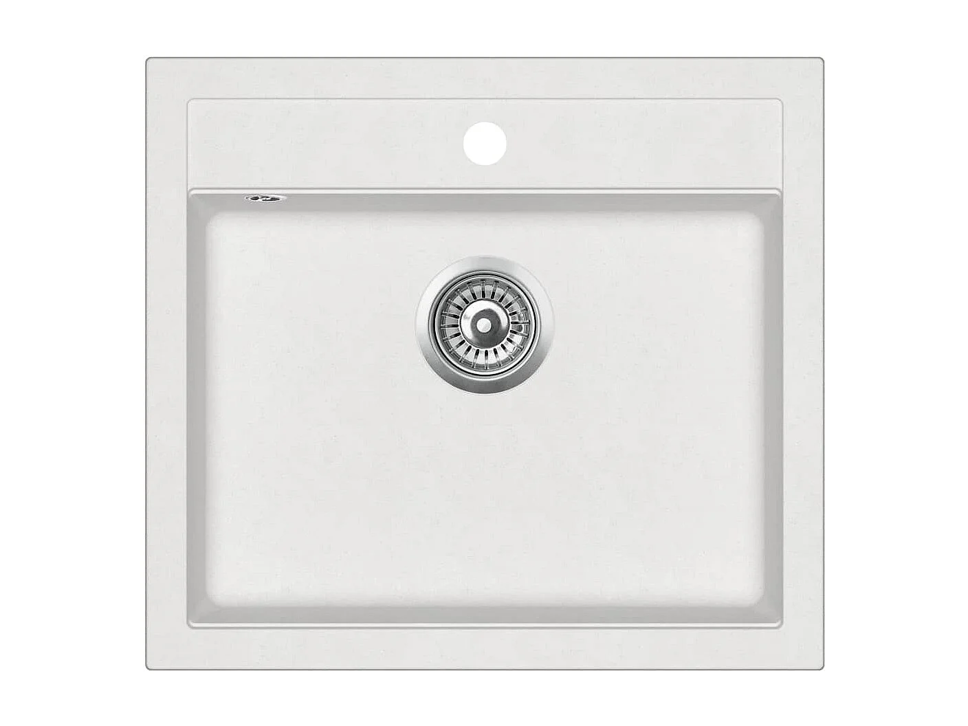 Evier de cuisine egouttoir blanche 56.5 x 30.6 x 51 cm 02_0002348