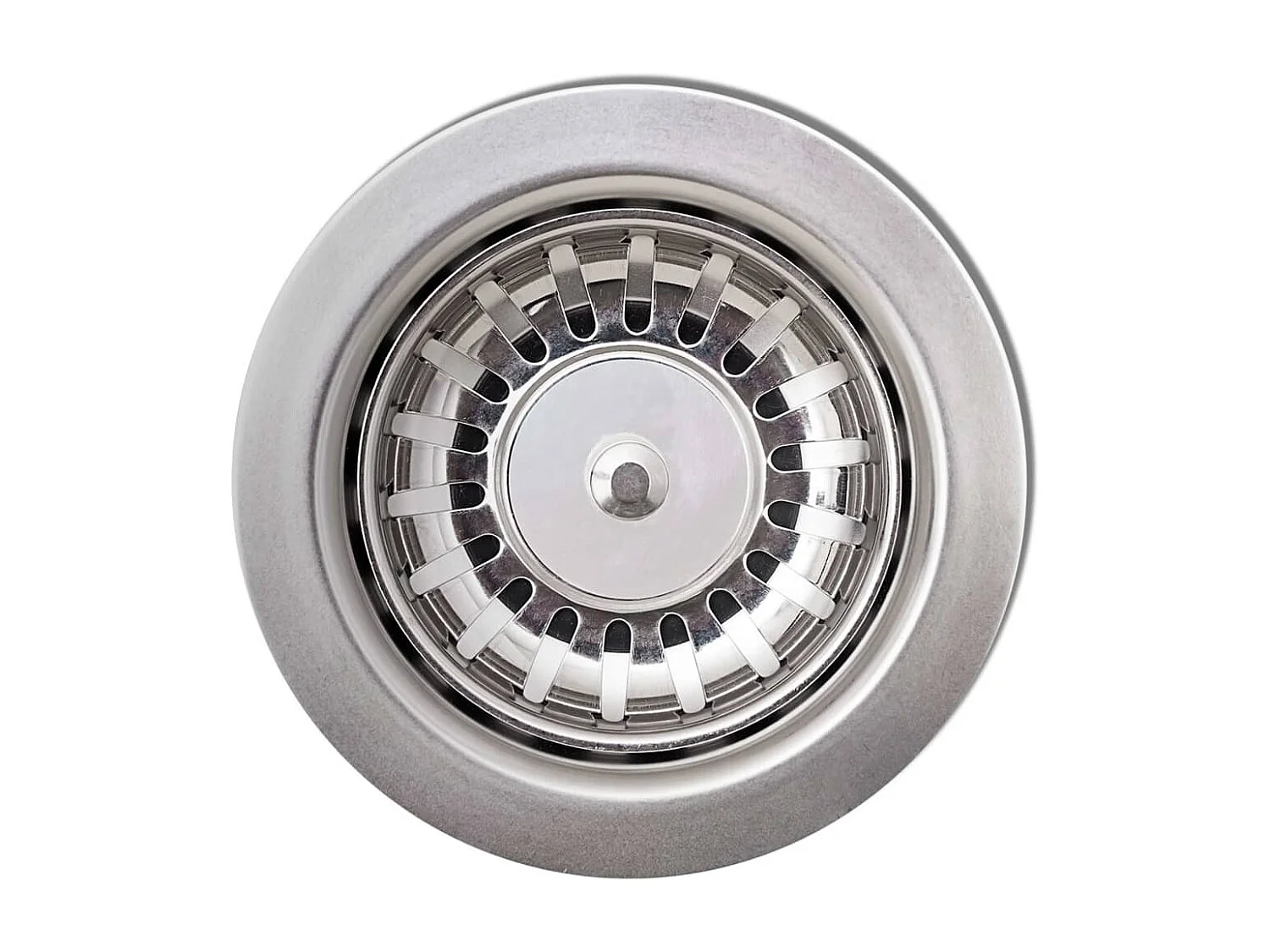 Pia de cozinha com escorredor cuba de embutir reversível com furo para torneira e dispenser de sabão 56,5 x 51 cm granito branco 02_0002348