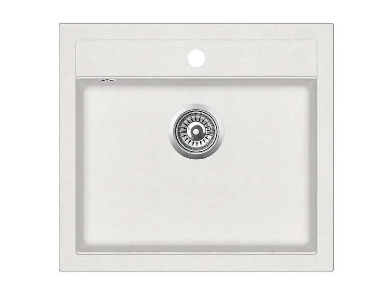 Evier de cuisine egouttoir blanche 56.5 x 30.6 x 51 cm 02_0002348