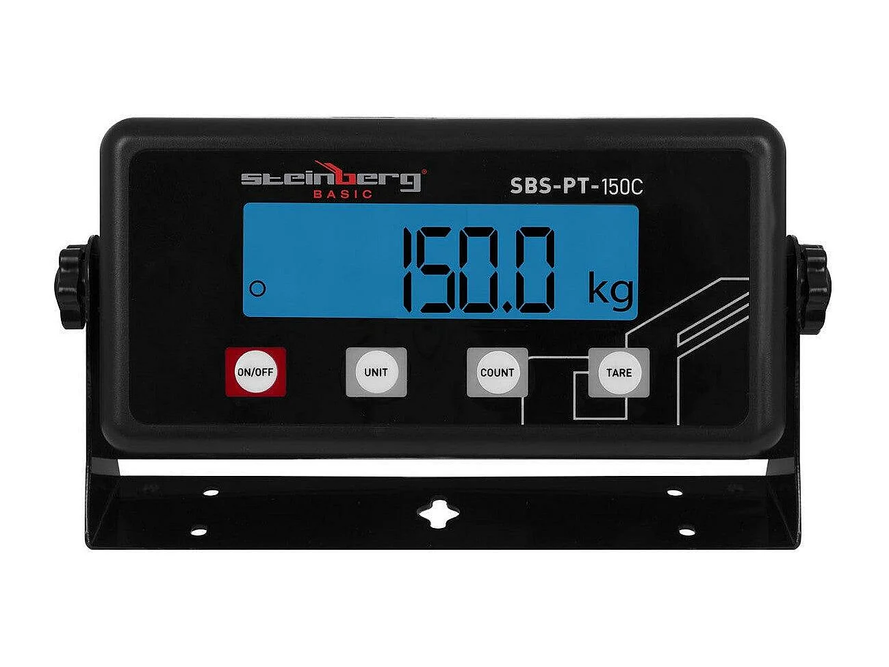 Balanza pesa paquete 150 kg / 20 g negro 14_0002776