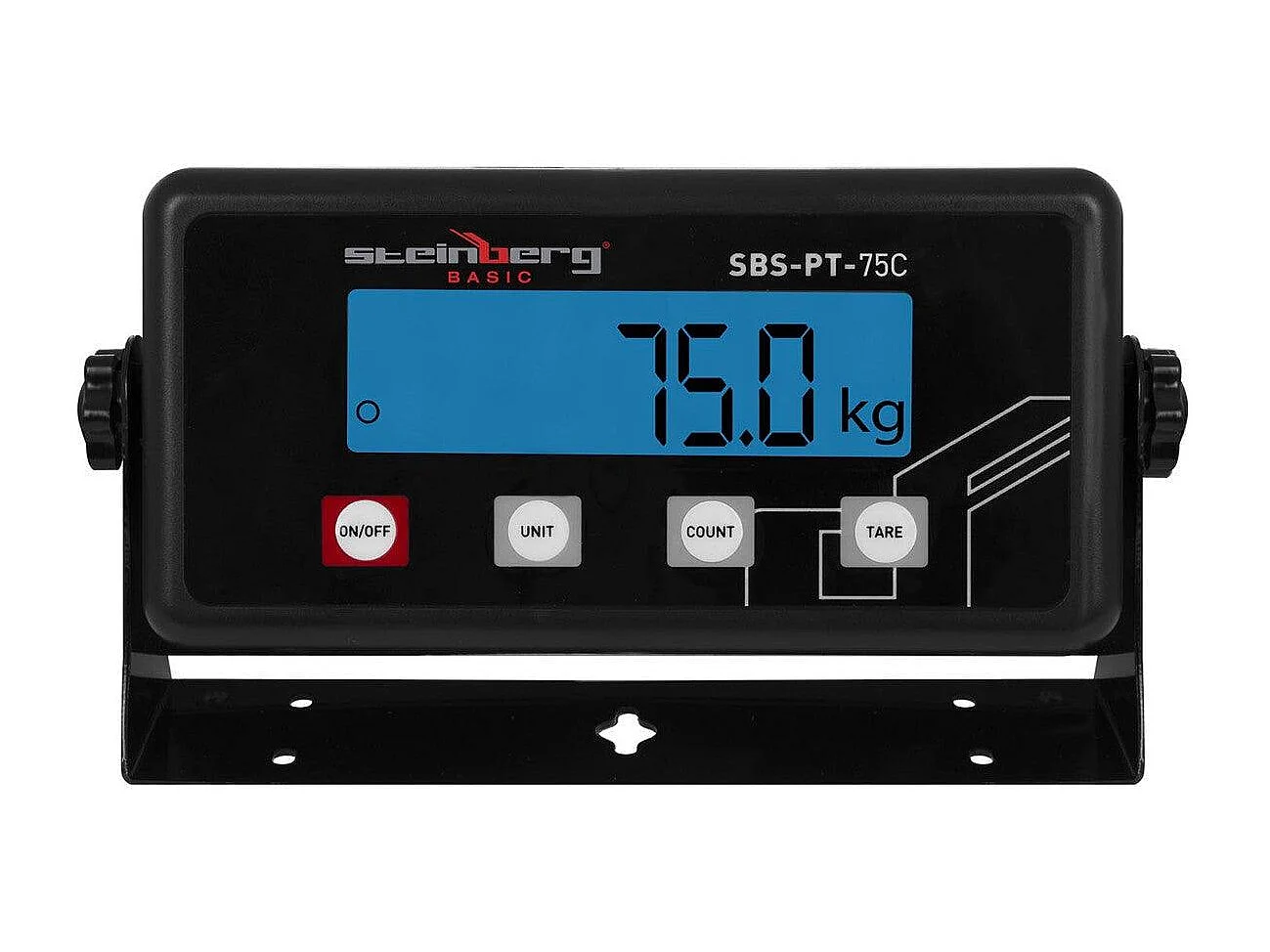 Balance pèse paquet noire 39.5 x 39.5 x 10.8 cm 14_0002778