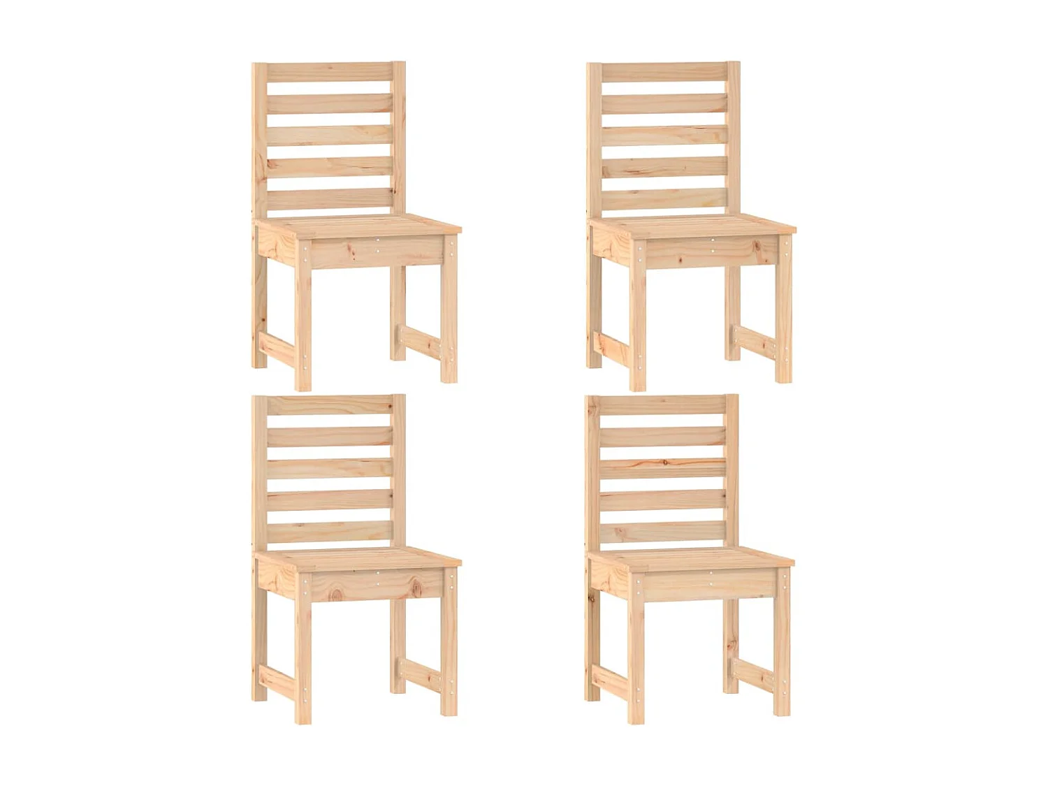 Set da pranzo per mobili da giardino mobili da esterno 5 pezzi in legno di pino massiccio 02_0014308