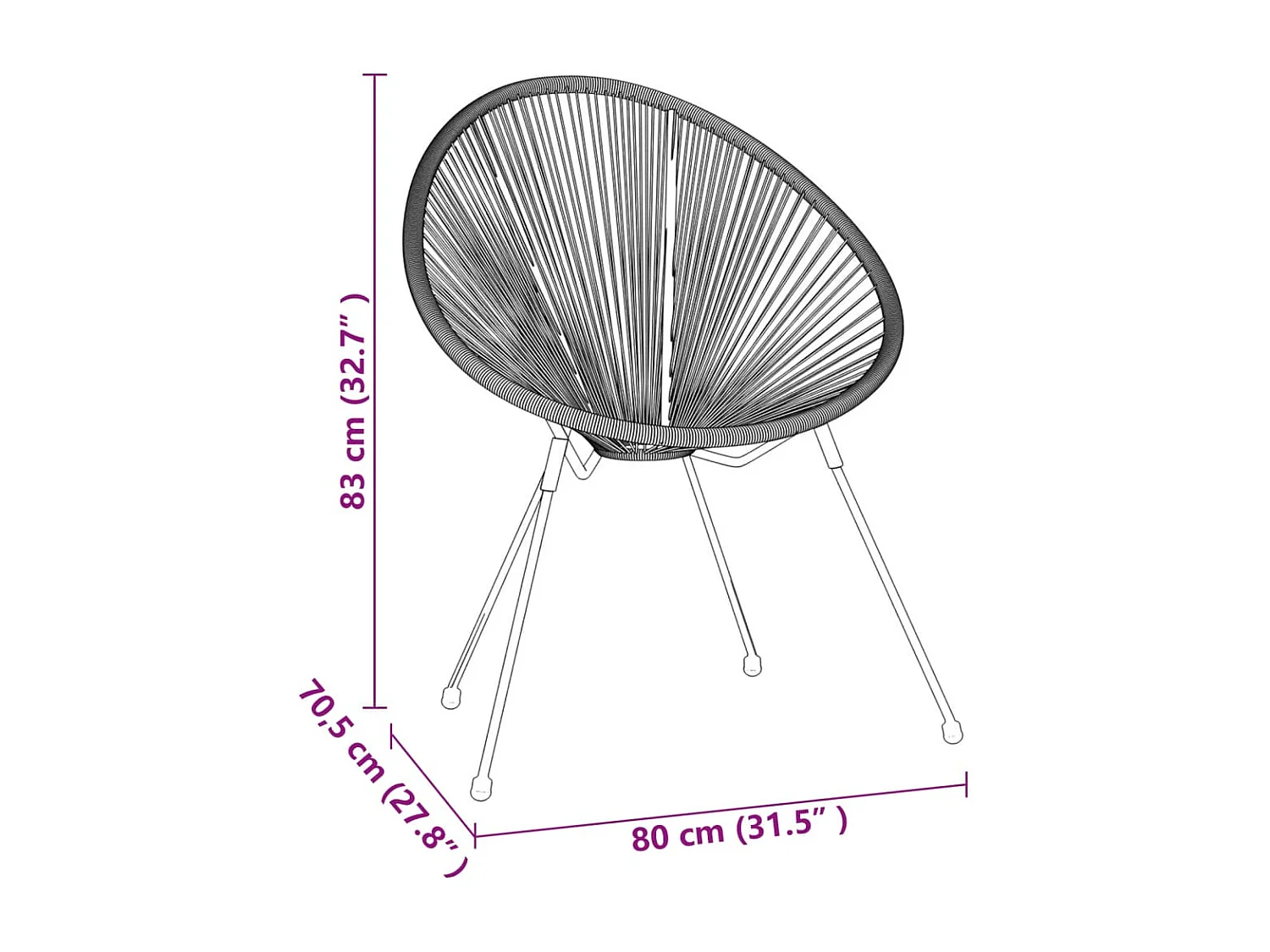 Conjunto de jantar de jardim móveis de exterior 5 peças preto 02_0013894