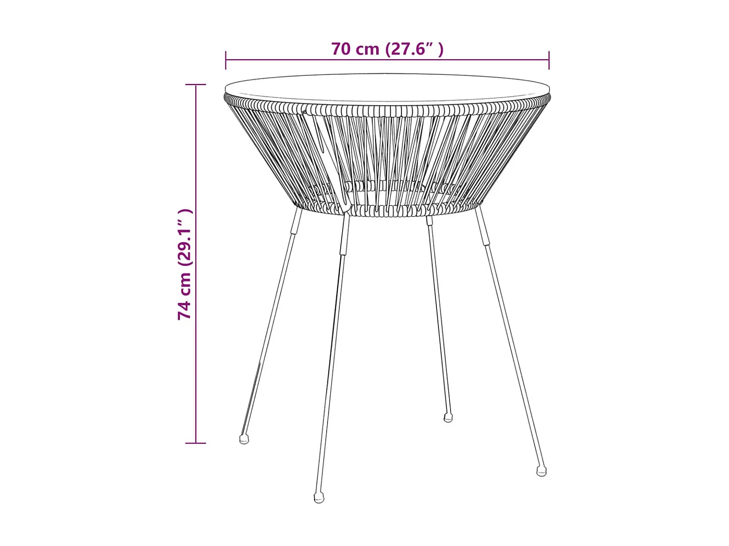 Conjunto de jantar de jardim móveis de exterior 5 peças preto 02_0013894