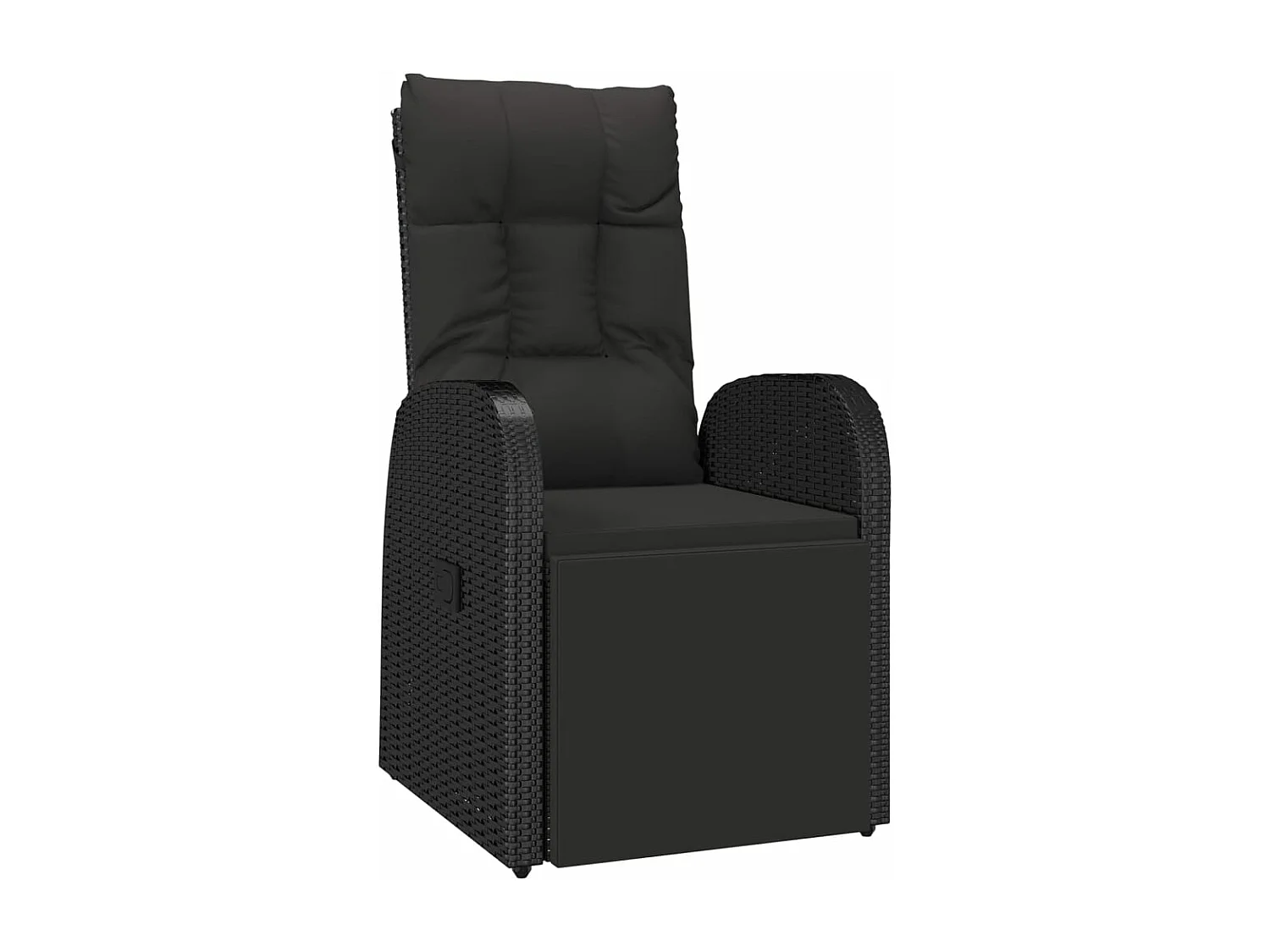 Set da pranzo mobili da giardino mobili da esterno 7 pezzi polyrattan nero e acacia 02_0014372