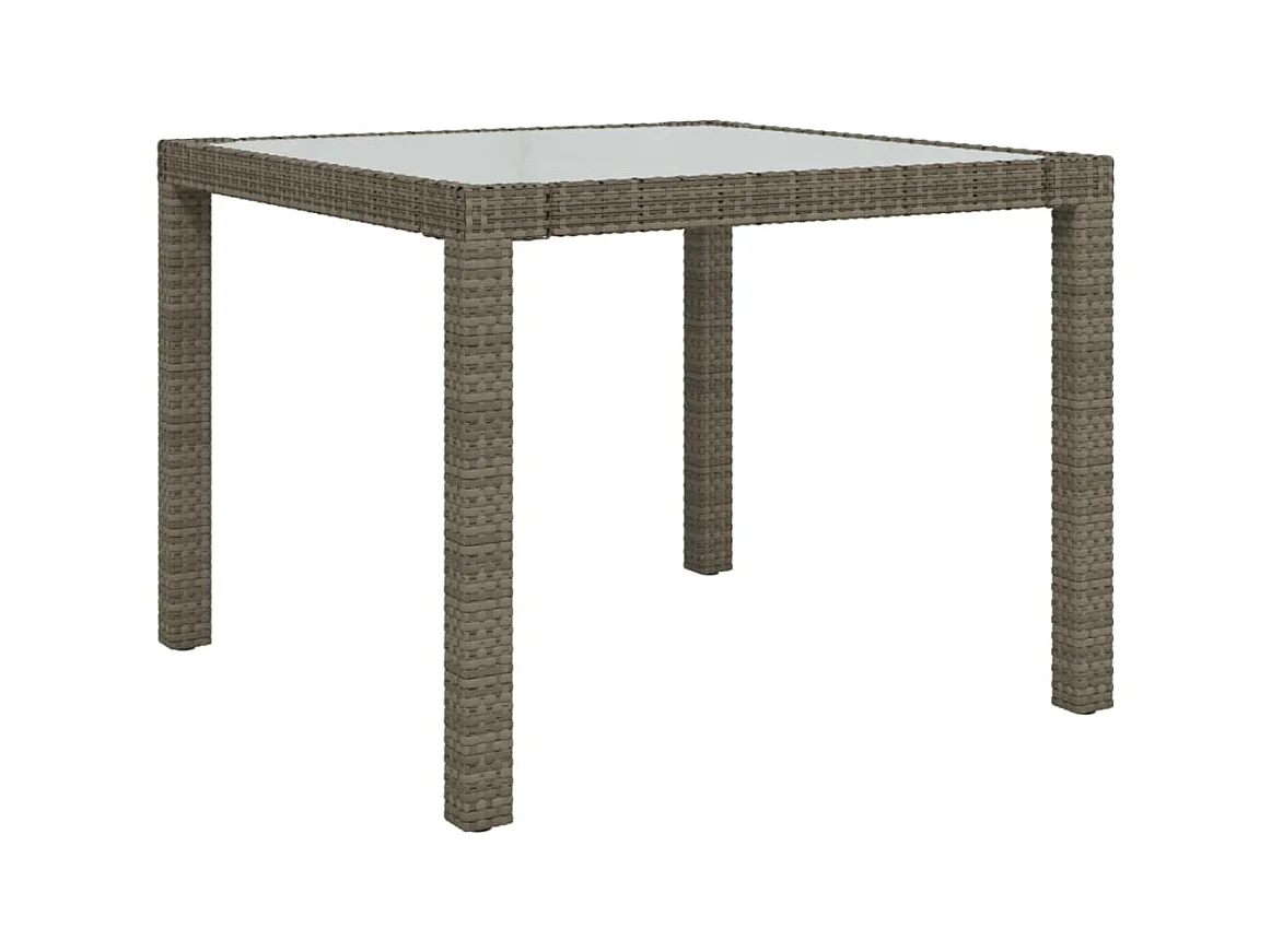 Mobilier à dîner salon résine grise 61 x 60 x 88 cm 02_0014761