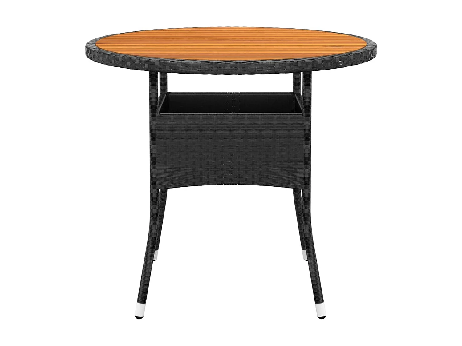 Mobilier à dîner salon résine noire 52 x 57 x 84 cm 02_0014756