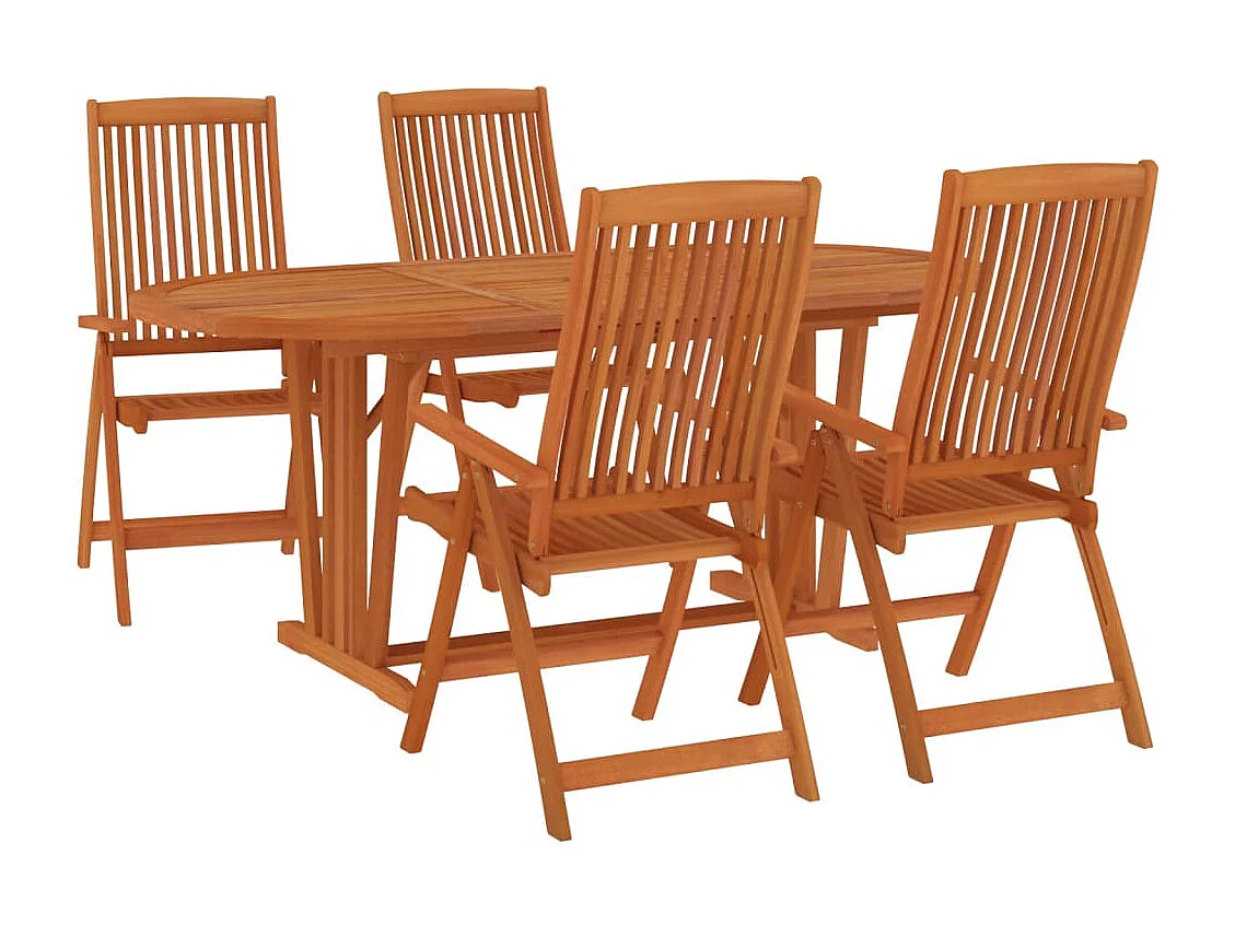 Ensemble à dîner salon bois marron 58 x 71 x 112 cm 02_0014287