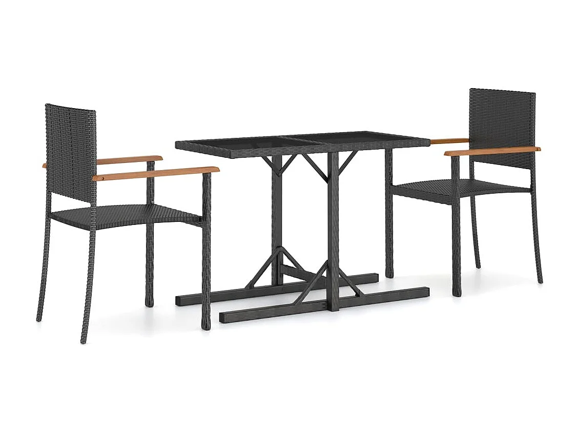 Ensemble de salle à noire 56 x 55 x 88 cm 02_0013670