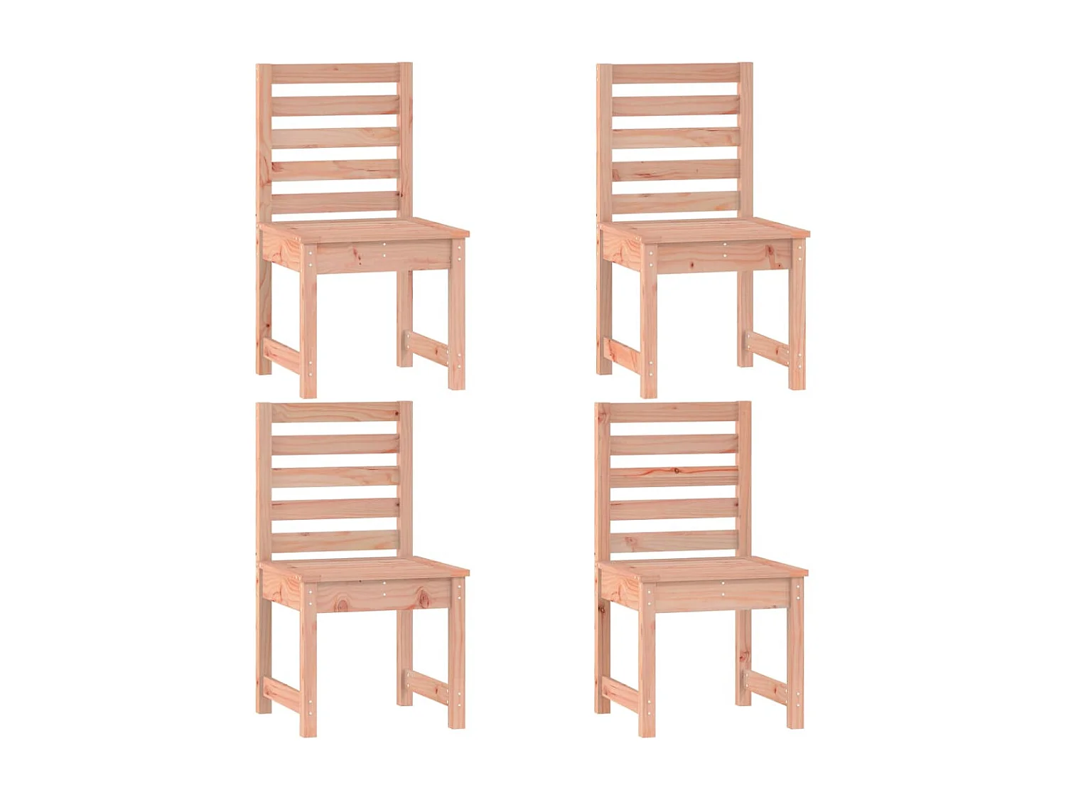 Set da pranzo per mobili da giardino Mobili da esterno in 5 pezzi Douglas in legno massiccio 02_0014309