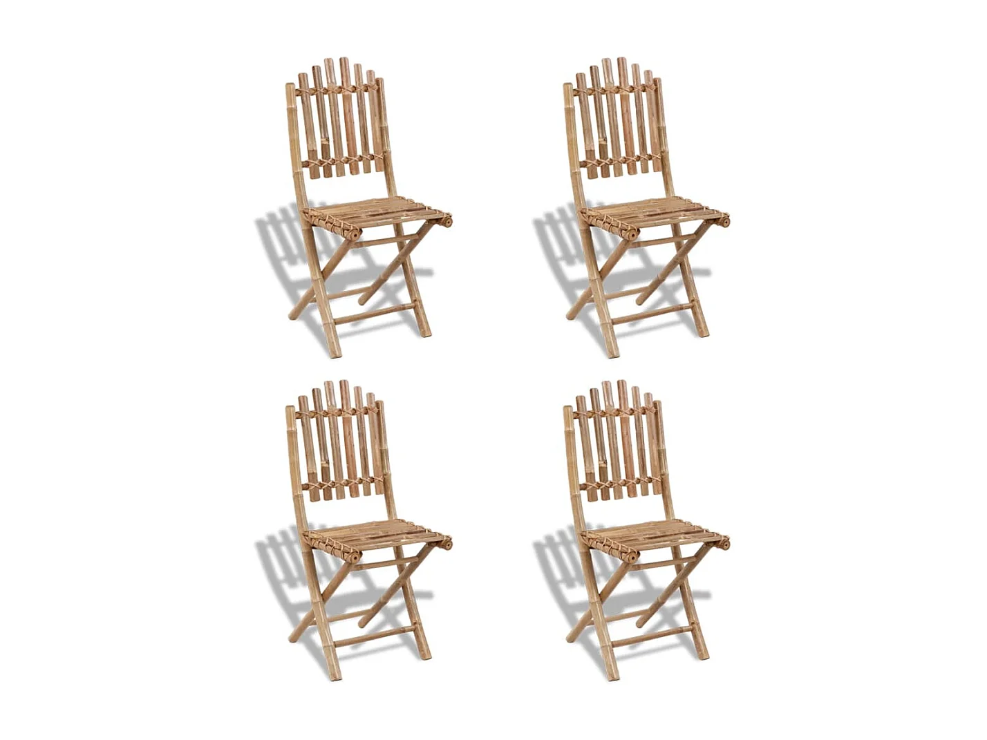 Mobilier à dîner d'extérieur bambou marron 50 x 42 x 92 cm 02_0014706