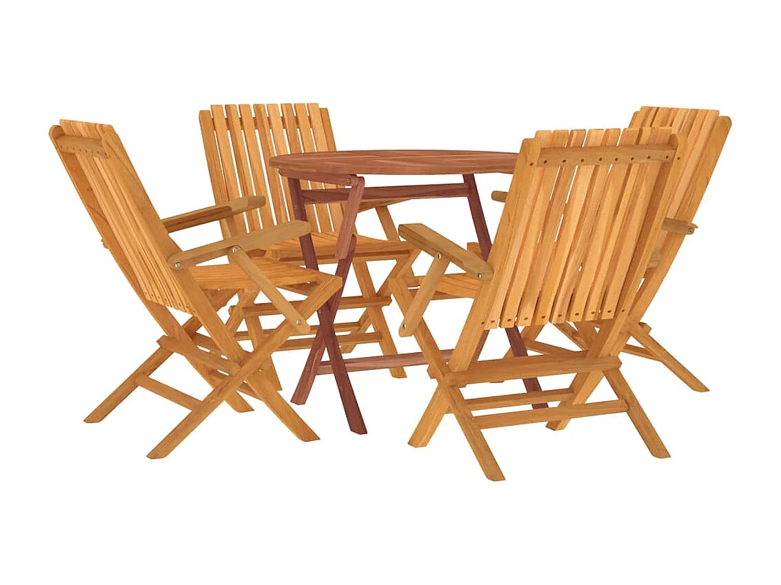 Ensemble à dîner salon bois marron 61 x 67 x 90 cm 02_0014293