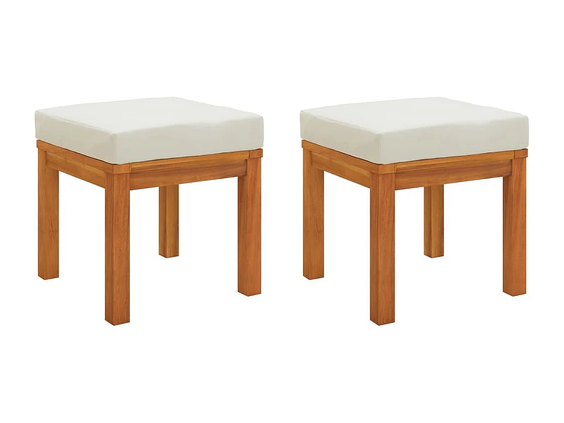 Muebles de jardín juego de comedor muebles de exterior de 3 piezas con cojines de acacia maciza 02_0014253