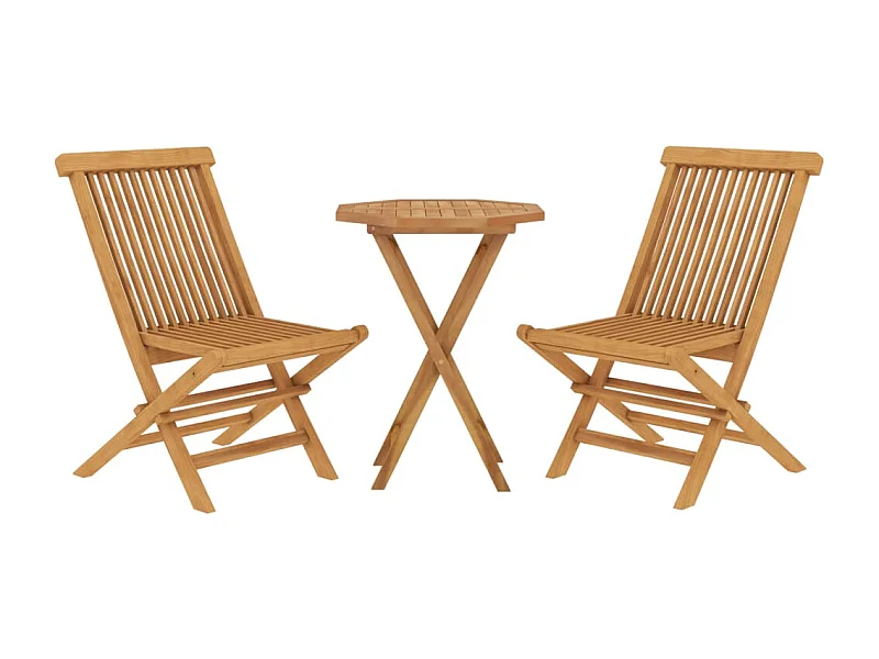 Set da pranzo da giardino mobili da esterno 3 pezzi in legno massello di teak 02_0013602