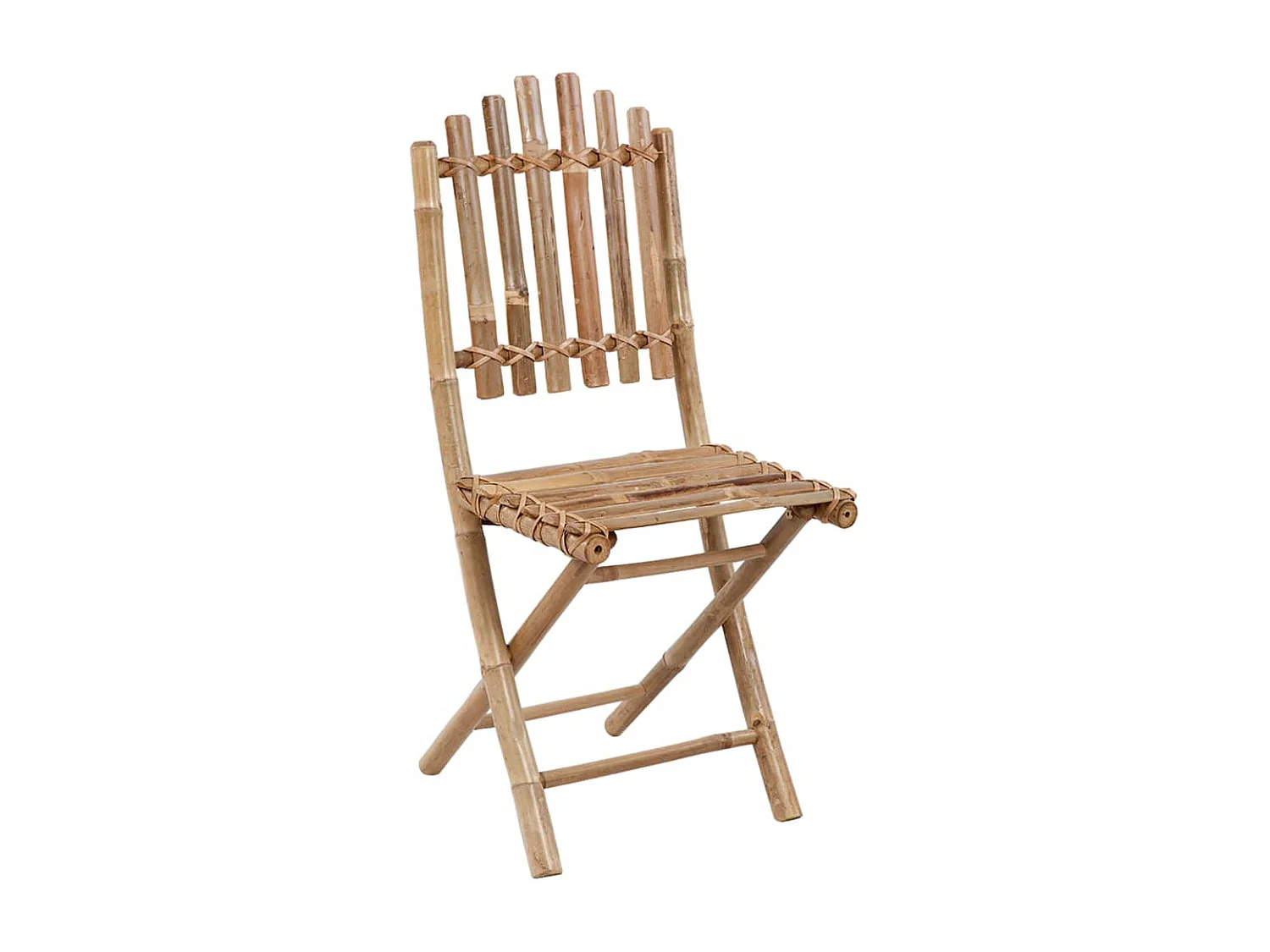 Mobilier à dîner d'extérieur bambou marron 50 x 42 x 92 cm 02_0014700