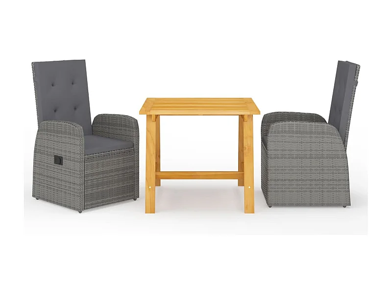 Set da pranzo da giardino mobili da esterno 3 pezzi grigio 02_0013611