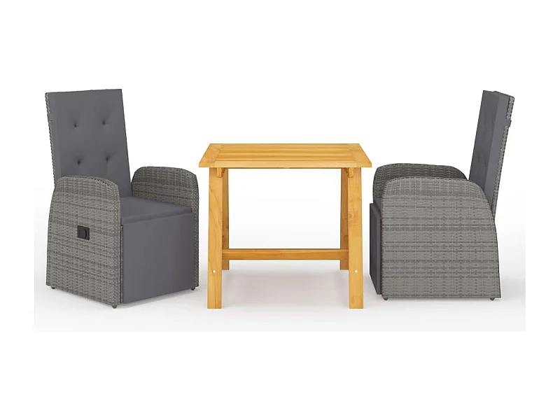 Ensemble de salle à grise 57 x 73 x 105 cm 02_0013617