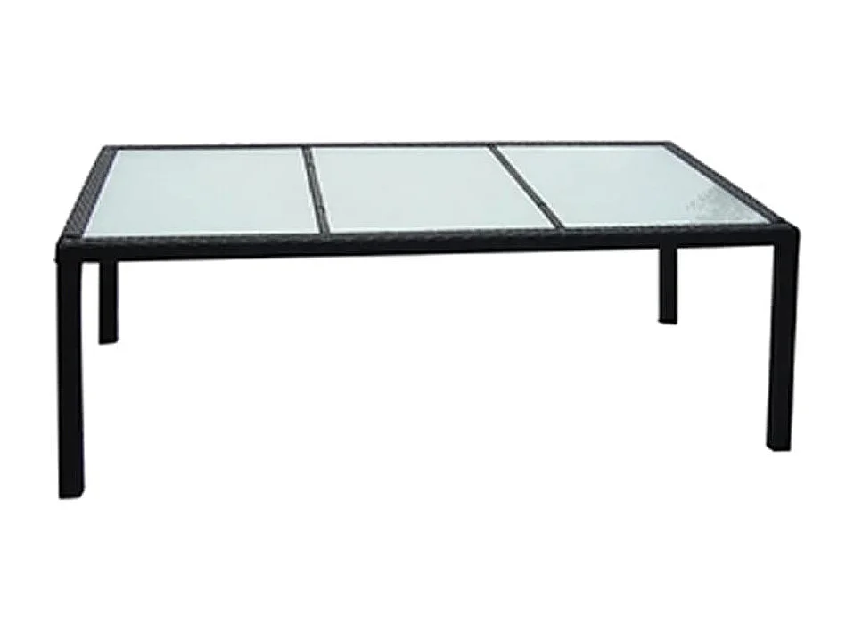 Mobilier à dîner salon résine noire 58 x 61 x 88 cm 02_0014845