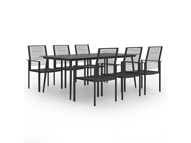 Juego de comedor de jardín muebles de exterior 7 piezas 02_0013913