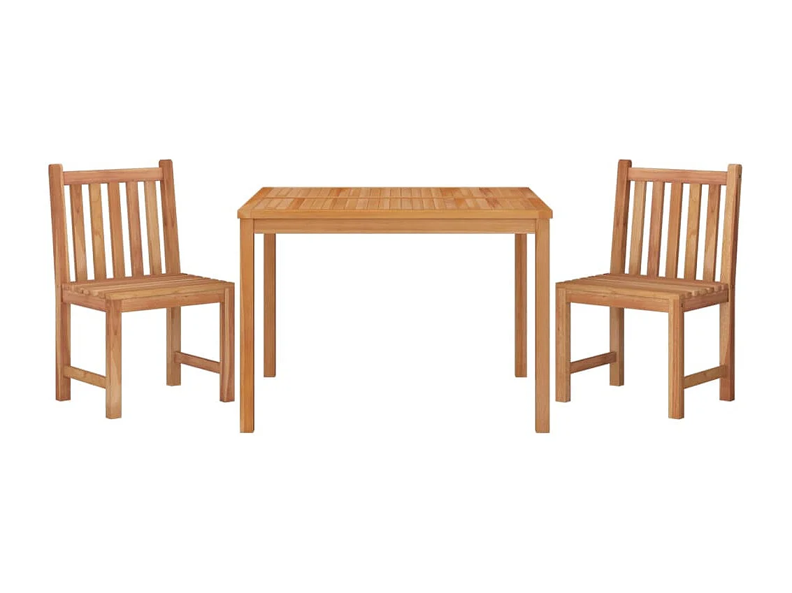 Ensemble à dîner salon bois marron 50 x 53 x 90 cm 02_0014255