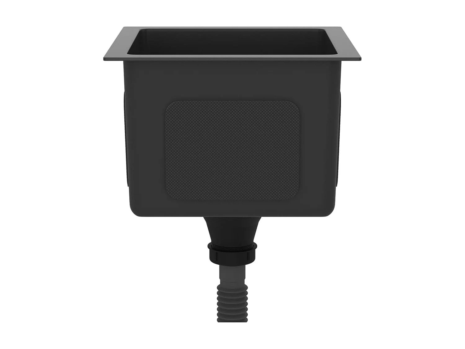 Evier de cuisine fait argenté 30 x 30 x 20 cm 02_0002450