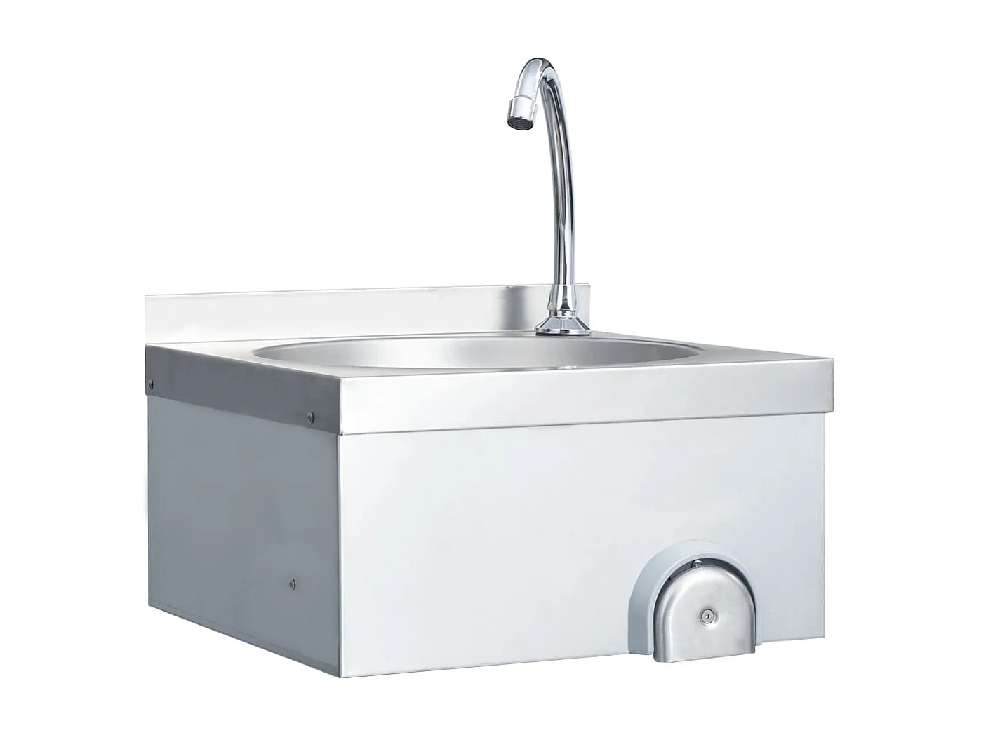 Lavabo de lavage des argenté 40 x 40 x 44 cm 02_0002445