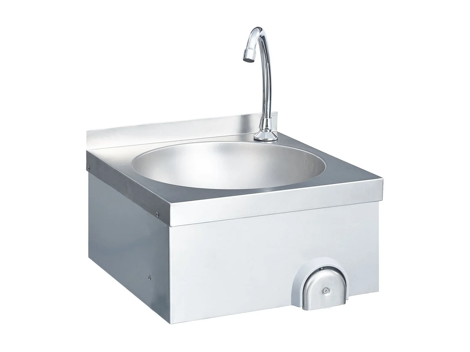 Lavabo de lavage des argenté 40 x 40 x 44 cm 02_0002445