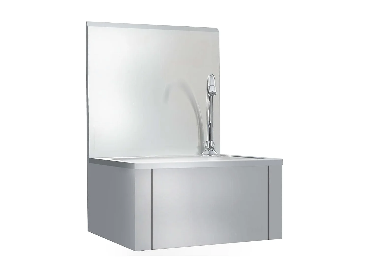 Lavabo de lavage des argenté 40 x 34 x 56 cm 02_0002446