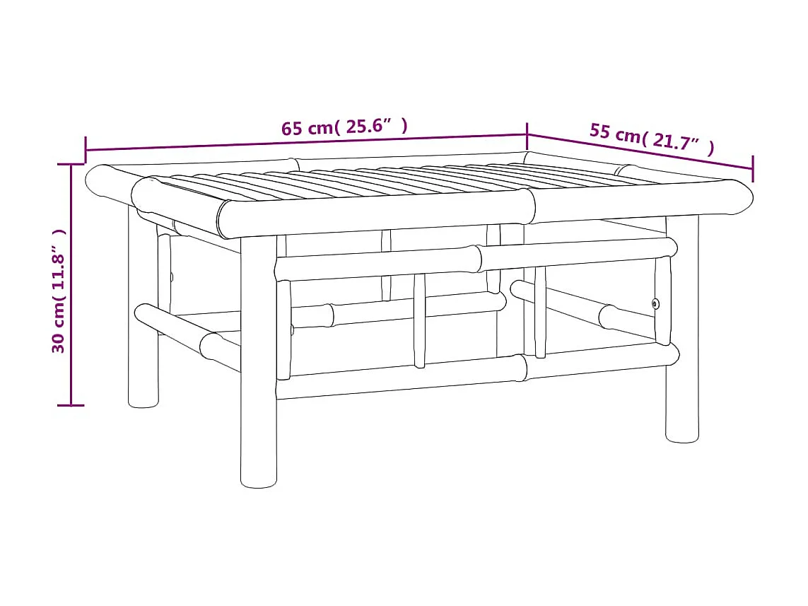Mobili da giardino mobili da esterno Set di mobili da 6 pezzi con cuscini in bambù grigio scuro 02_0016786