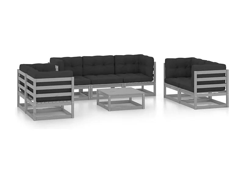 Salon de jardin meuble bois marron 70 x 70 x 67 cm 02_0017500