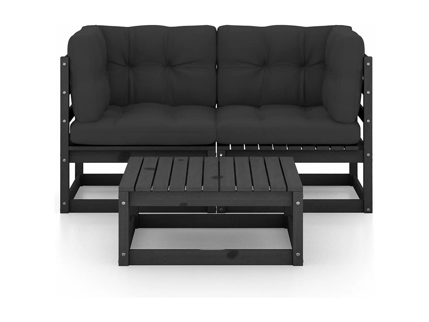 Salon de jardin meuble bois marron 70 x 70 x 67 cm 02_0015942