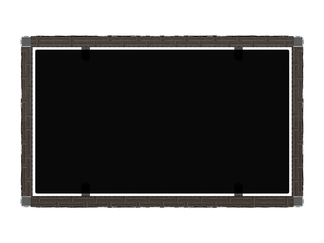 Salon de jardin meuble résine marron 45 x 51 x 85 cm 02_0016158