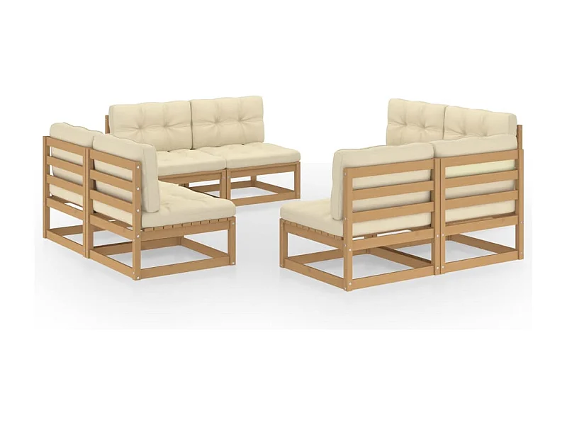 Salon de jardin meuble bois marron 70 x 70 x 67 cm 02_0017523