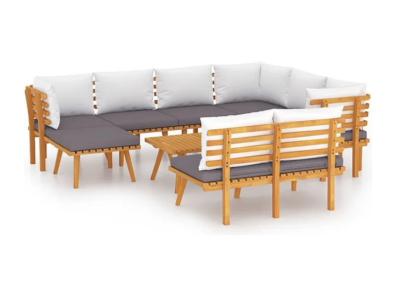 Salon de jardin meuble bois marron 60 x 65 x 65 cm 02_0017910