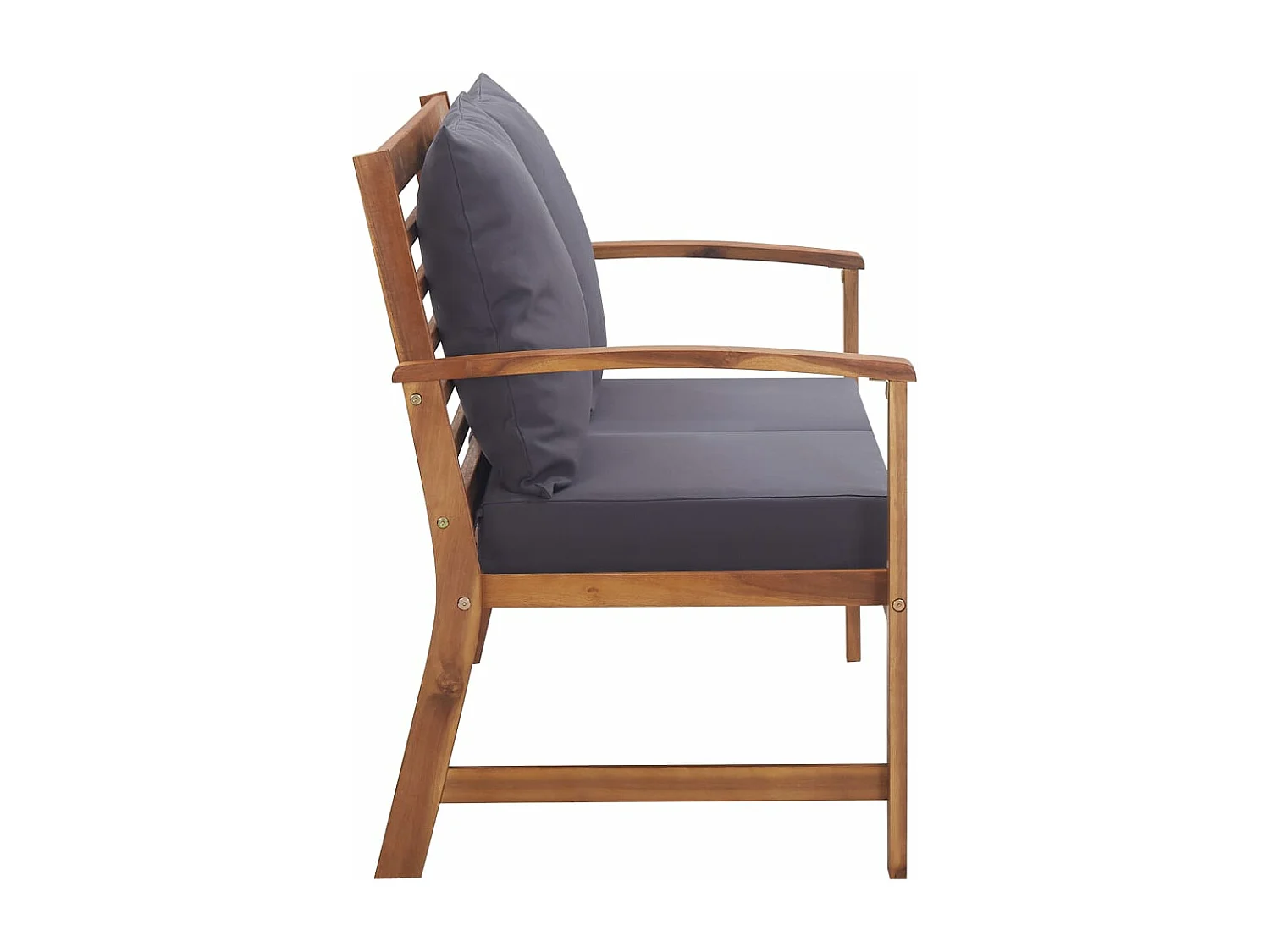 Mobili da giardino mobili da esterno Set di mobili da 4 pezzi con cuscini in legno massello di acacia 02_0016094