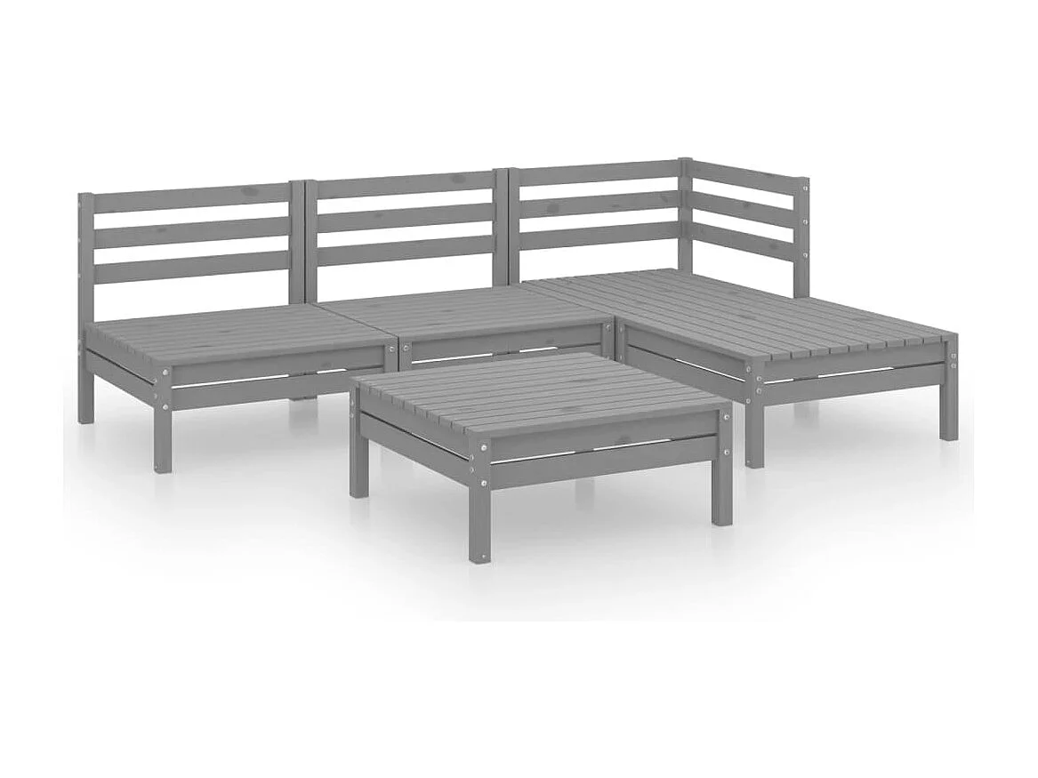 Salon de jardin meuble bois marron 63.5 x 63.5 x 62.5 cm 02_0016555